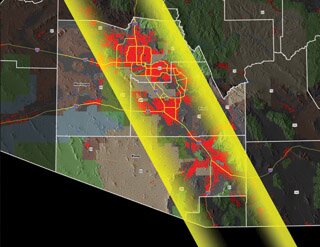 Sun Corridor Map